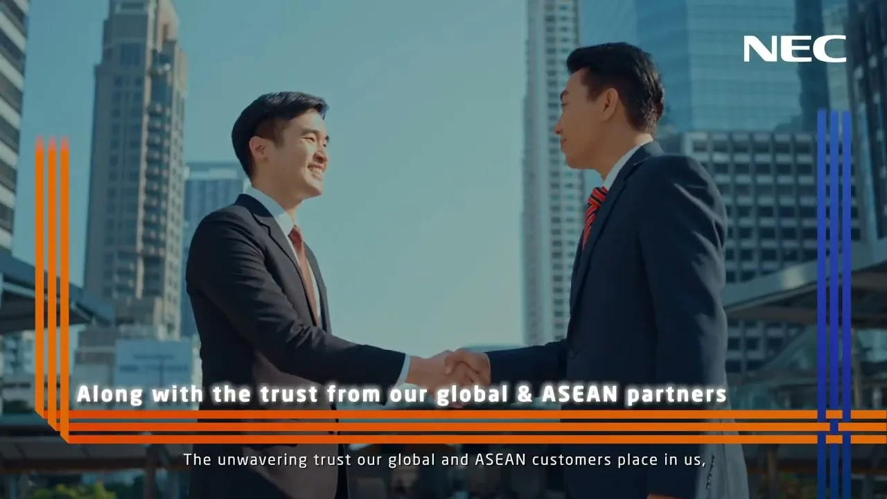 NEC — Transformation Through Trust — poster frame